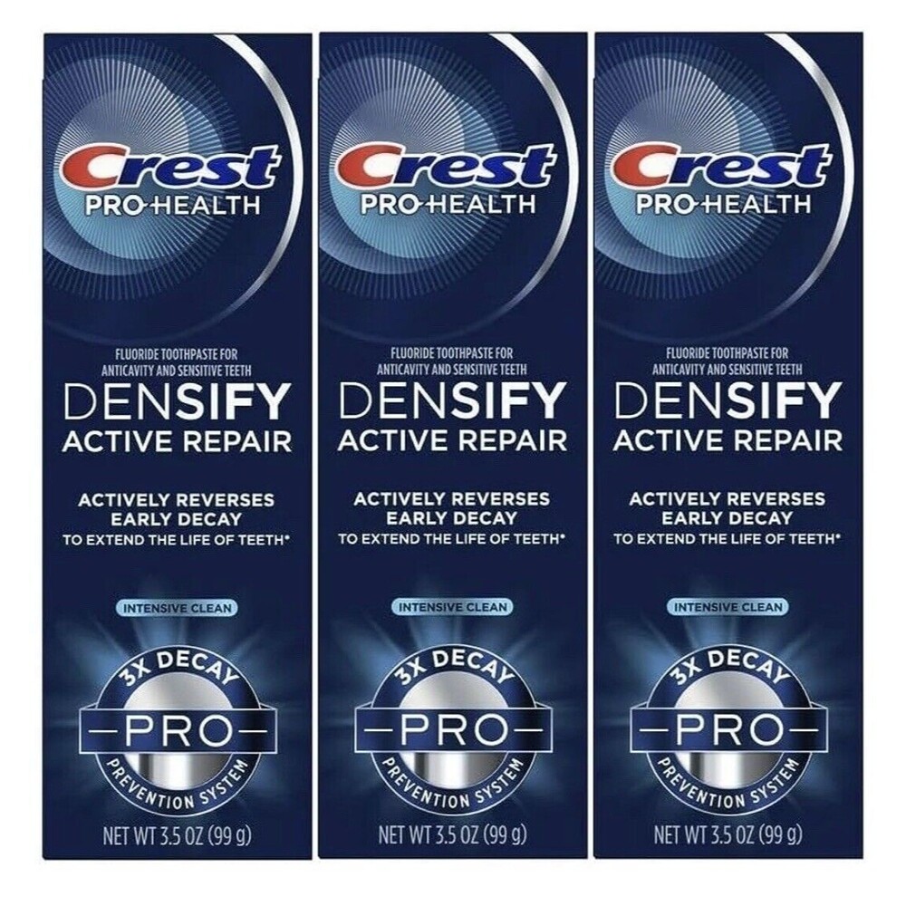 Crest Pro-Health Densify Toothpaste, Intensive Clean, 3.5 oz (Pack of 3